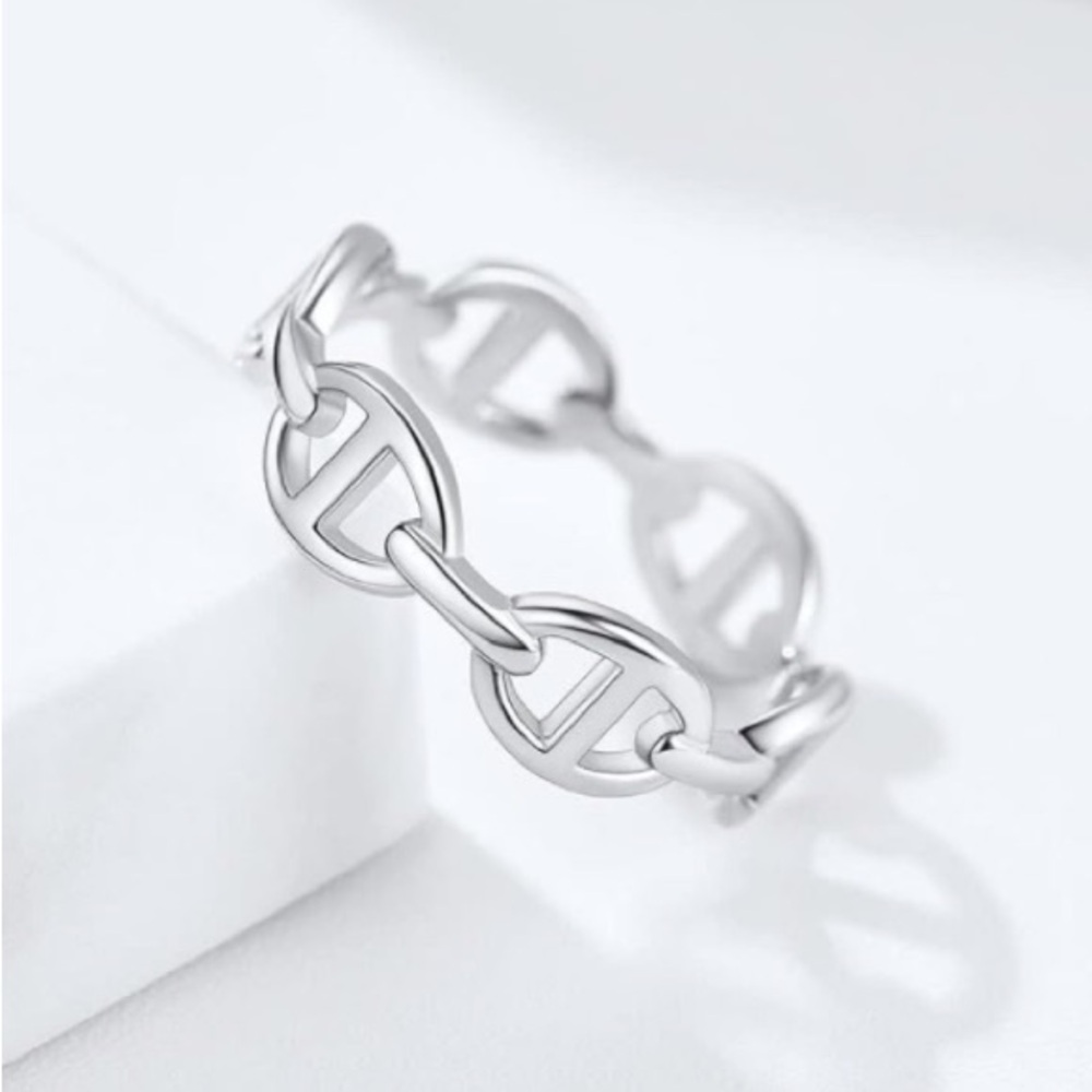 SILVER CHAIN RING